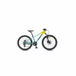 BICI JUNIOR ALUMINIO MONTY 24" KX7D DISCO HIDRAULICO AZUL-AMARILLO