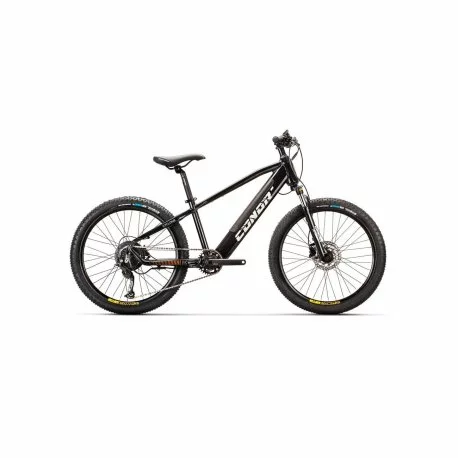 BICICLETA EBIKE JUNIOR CONOR CYCLONE E-MTB 24" NEGRO 3 BICICLETA EBIKE JUNIOR CONOR CYCLONE E-MTB 24" NEGRO