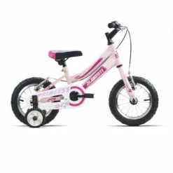 LIQUIDACION STOCK BICICLETA INFANTIL JL-WENTI 12" NIÑA ROSA/BLANCO
