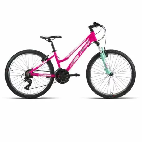 BICICLETA JL-WENTI 24" ALUM SHIMANO SUSP D/MANDO 21V ROSA-VERDE 2022 3 BICICLETA JL-WENTI 24" ALUM SHIMANO SUSP D/MANDO 21V ROSA-VERDE 2022