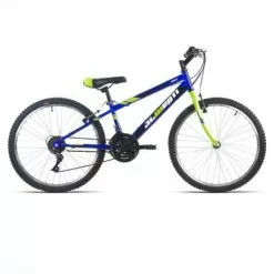 BICICLETA MTB JL-WENTI 24" MICROSIFT" C/SUSP AZUL 21VEL