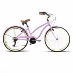 Bicicleta Paseo JL-WENTI BEACH CRUISER MUJER ROSA 6VEL Talla S