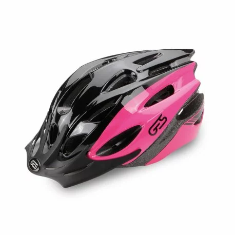Casco Ges Rocket Negro-rosa 3 Casco Ges Rocket Negro-rosa