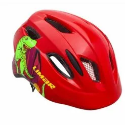 CASCO LIMAR KID PRO S ROJO DINO TALLA S