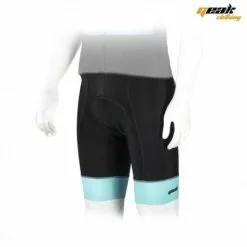 CULOTTE CORTO "GEAK" SUPERIOR CON TIRANTES NEGRO/AZUL