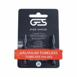 Kit Valvulas Tubeless Ges 40mm Negro