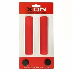 Par De Puños X-ON De Silicona - 130mm Rojo