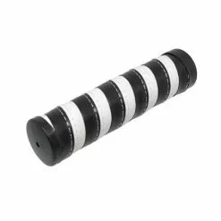 PAR PUÑOS NEGRO/BLANCO PIEL LARGO 130MM