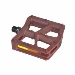 Pedales Bmx Nylon Rojo 9/16" 110x100mm Union