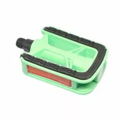 Pedales Plastico Verde Rosca 9/16"